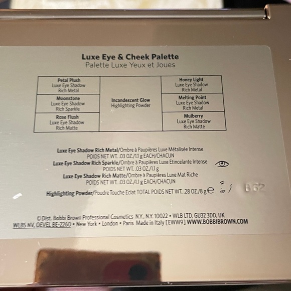 Bobbi Brown Luxe Eye & Cheek Palette - Incandescent Glow Discontinued BNIB - Picture 4 of 10